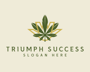 Cannabis Leaf Plant logo design