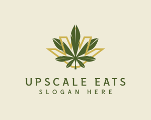 Cannabis Leaf Plant logo design