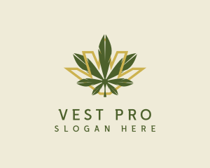 Cannabis Leaf Plant logo design