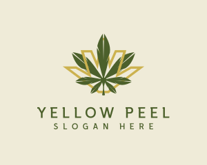 Cannabis Leaf Plant logo design