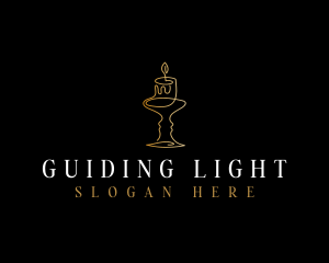 Candle Vigil Wax logo design