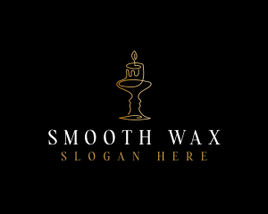 Candle Vigil Wax logo design