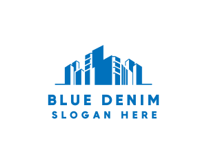 Modern Blue City logo design