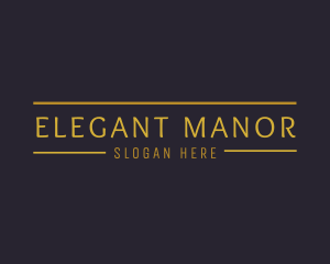 Elegant Luxury Wordmark logo design