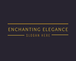 Elegant Luxury Wordmark logo design