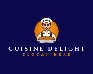 Baker Bread Boulangerie logo design