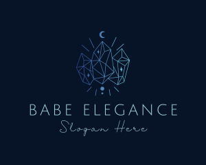 Gradient Elegant Gem logo design