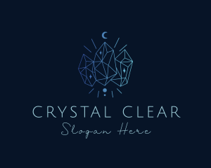 Gradient Elegant Gem logo design