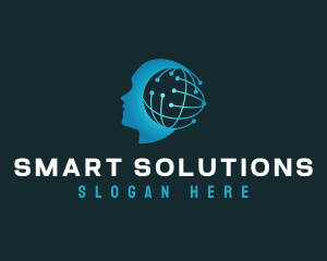 Human Intelligence Tech logo design
