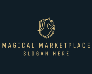 Mythical Unicorn Fantasy logo