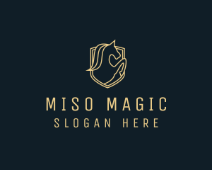 Mythical Unicorn Fantasy logo design