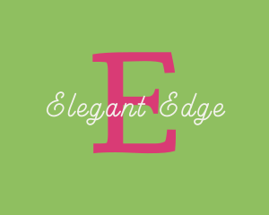 Elegant Cursive Business logo design