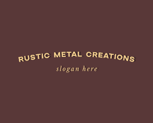 Rustic Fashion Apparel logo design