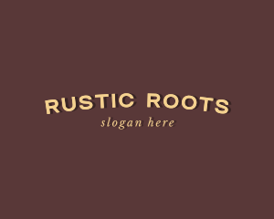 Rustic Fashion Apparel logo design