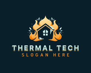 Fire HVAC Temperature logo