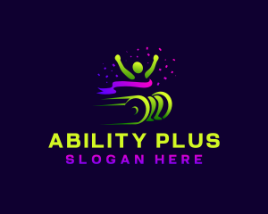 Disability Wheelchair Racing logo