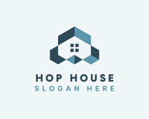 Roof House Property logo design