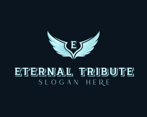 Halo Wings Memorial logo design