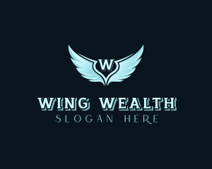 Halo Wings Memorial logo design