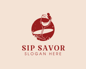 Beverage Wine Glass logo