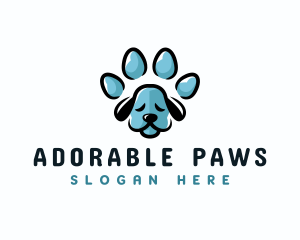 Puppy Paw Kennel logo design