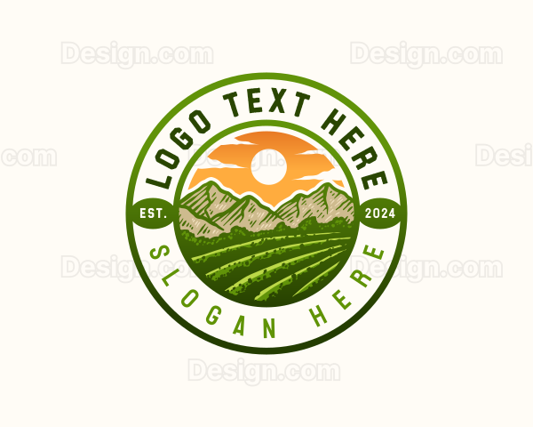 Agriculture Farming Land Logo