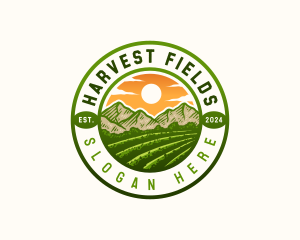 Agriculture Farming Land logo design