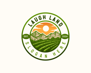 Agriculture Farming Land logo design