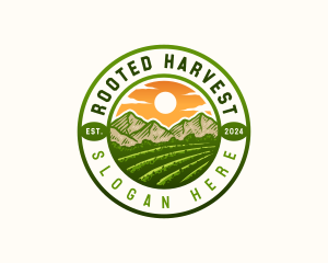 Agriculture Farming Land logo design