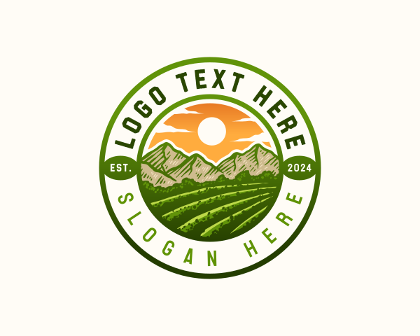 Agriculture Farming Land logo