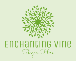 Green Vine Plant  logo