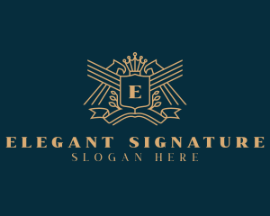 Eagle Crest Luxury Fashion logo design