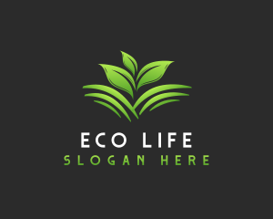 Plant Leaves Farm logo design