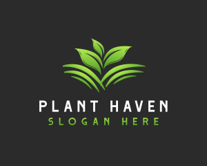 Plant Leaves Farm logo design