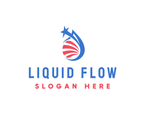 American Election Water logo design