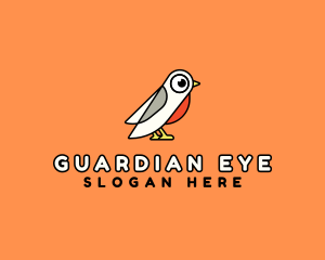 Big Eye Robin logo design