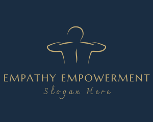 Back Massage Therapy logo design