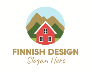 Red House Sweden logo design