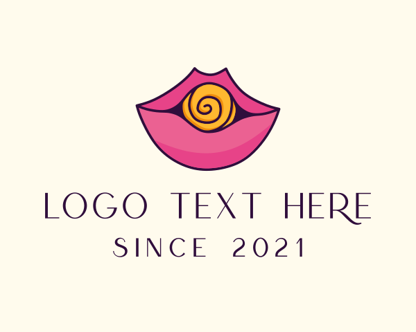 Lollipop logo example 3