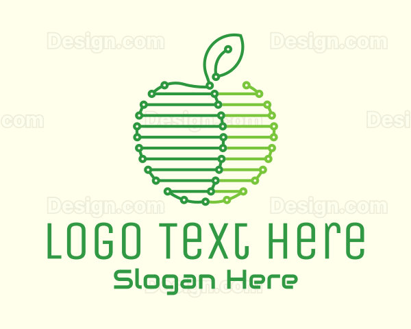 Technology Apple Circuits Logo