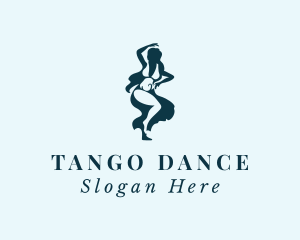 Sexy Woman Dancing  logo design