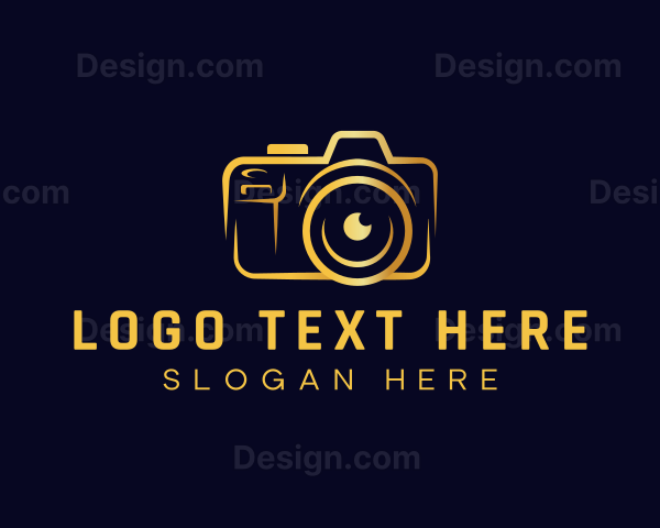 Camera Lens Photographer Logo