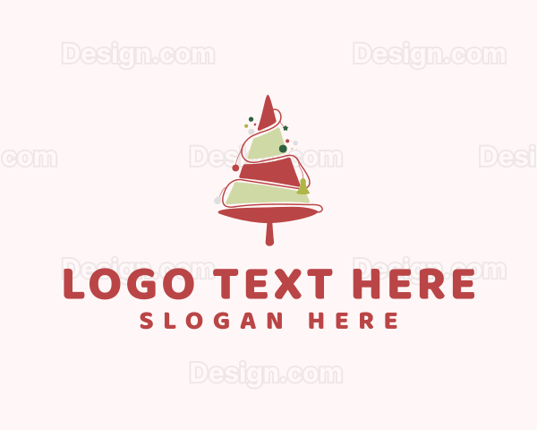 Festive Holiday Christmas Logo