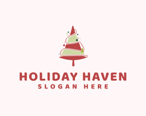 Festive Holiday Christmas  logo design