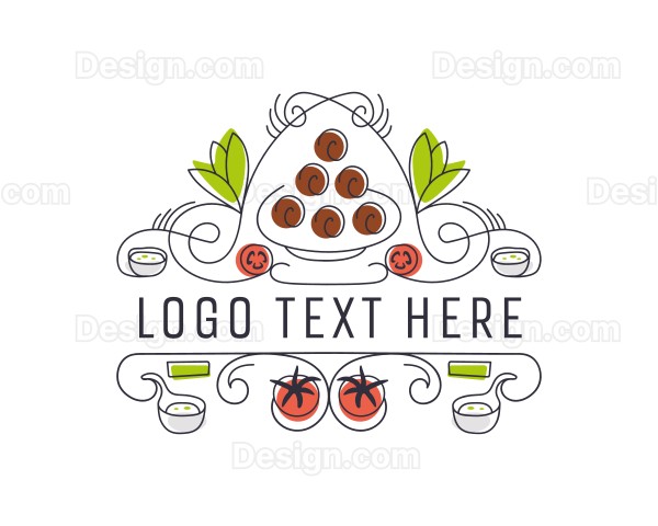 Restaurant Vegan Dining Logo