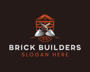 Brick Trowel Builder logo design