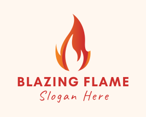 Blazing Fire Energy  logo design