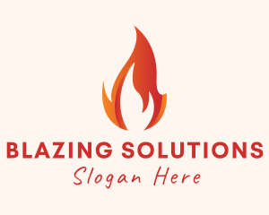 Blazing Fire Energy  logo design