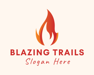 Blazing Fire Energy  logo design