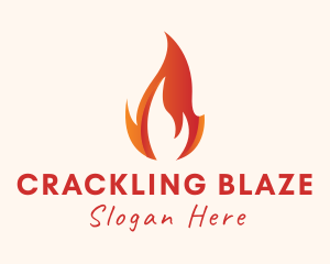 Blazing Fire Energy  logo design